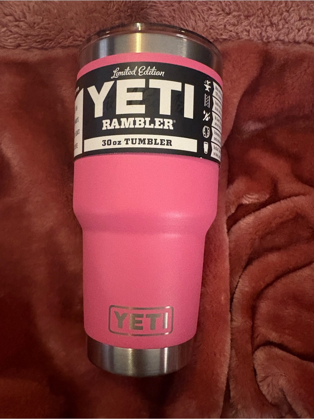 YETI Rambler 30 oz Tumbler – Limited Edition Harbor Pink – MagSlider Lid – New